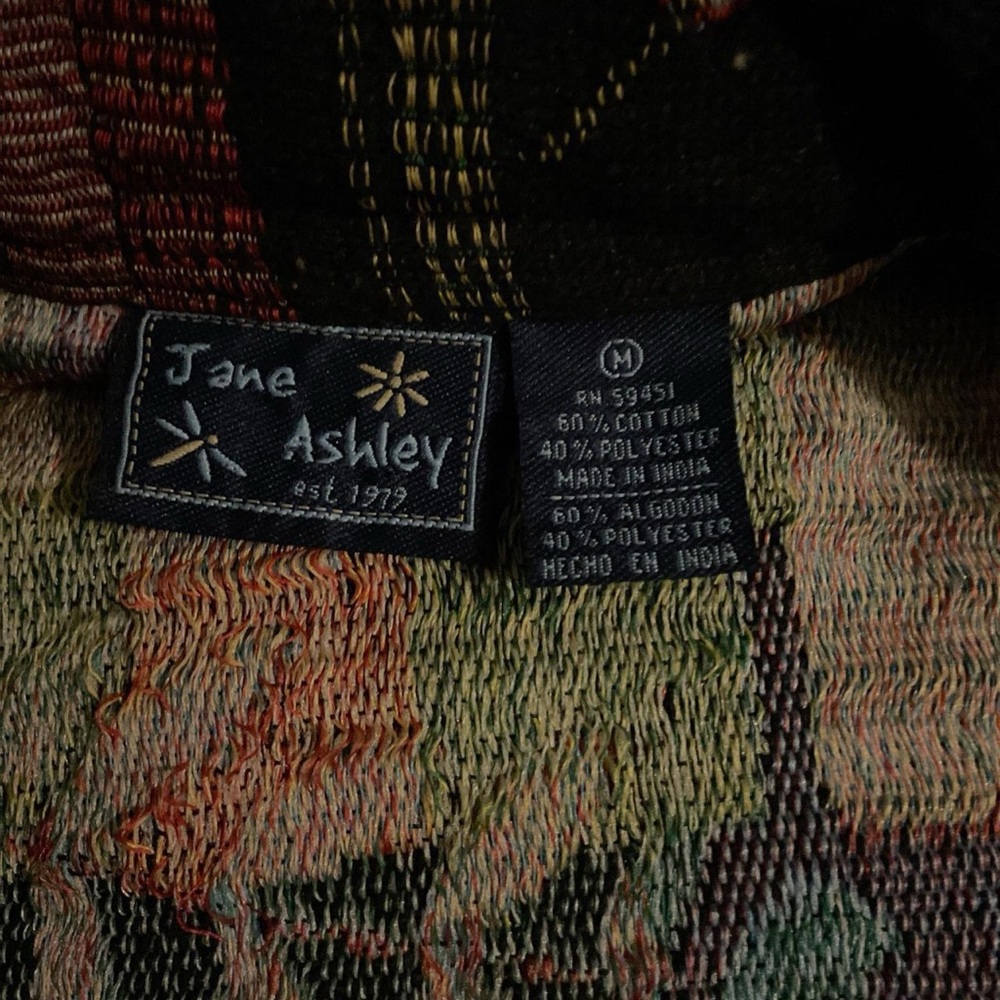 Jane Ashley Multicolor Patchwork Blazer - image 3